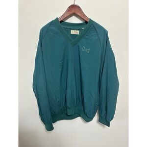 Vintage Lacoste Izod Windbreaker Jacket Men XL Green Lightweight Vintage Golf